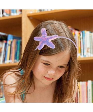 Minkissy Seestern Headband Set - 8pcs Sequin Mussel Marine Animal Hair Bands for Mermaid Cosplay & Girls' Birthday Gifts - Buy Online on GoSupps.com
