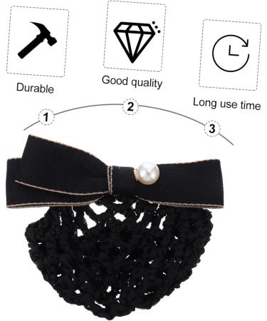 FRCOLOR Net Pocket Butterfly Barrettes Mesh Hair Snood Clip Hairnet Lace Bow Christmas Bows Hair Clip Chinese Decor Mesh Hair Snood Decor Headband Stainless Steel Temperament Miss 11.5x7cm Black - Buy Online on GoSupps.com