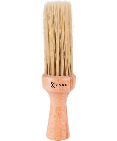 Kobe Professional Hairdressing Wooden Neck Brush - Barber Accessories - Soft Salon Neck Brush For Cutting Cleaning & Removing Stray Hairs - for Hairdressers & Barbers - Buy Online on GoSupps.com