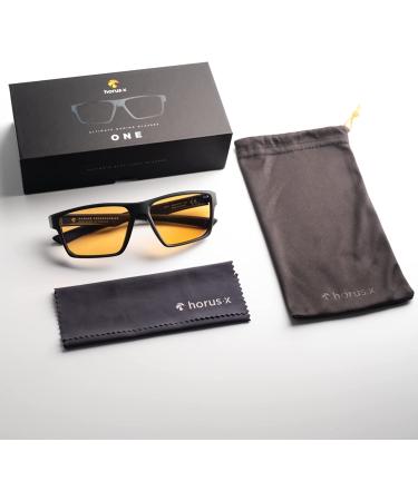 HORUS X Blue Light Blocking Gaming Glasses - Professional Anti-Glare Screen Filter for Men and Women - Buy Online on GoSupps.com