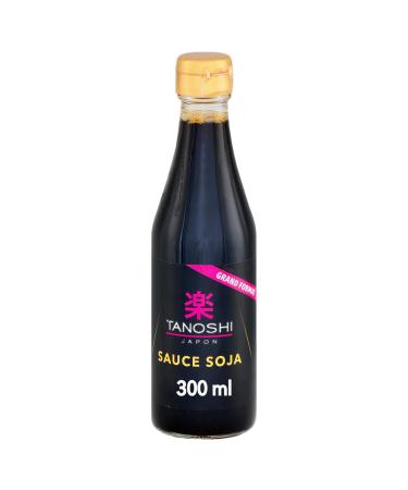 TANOSHI TANOSHI - Japanese Soy Sauce - No Added MSG - No Additives - 1 x 300ml Bottle