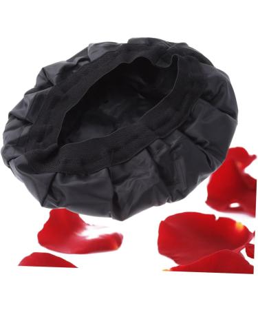 NOLITOY 2pcs Heating Hair Caps Conditioning Heat Cap Heated Cap Gel Cap Heating Cap Baked Oil Cap Keep Warm mediumx2pcs Blackx2pcs - Buy Online on GoSupps.com