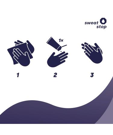 Sweatstop Instant Antiperspirant Hand Lotion 50ml - Effective Hand Protection Against Sweat & Welding - Fast-Drying Formula for Damp Hands - Buy Online on GoSupps.com