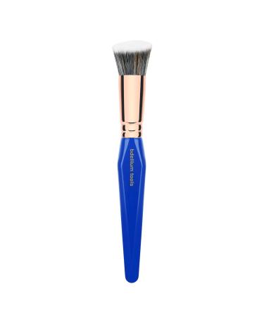Bdellium Tools Golden Triangle 956 Slanted Precision Kabuki Makeup Brush - Vegan Soft Synthetic Fibers for Perfect Complexion (Blue 1pc) - International Shipping Available - Buy Online on GoSupps.com