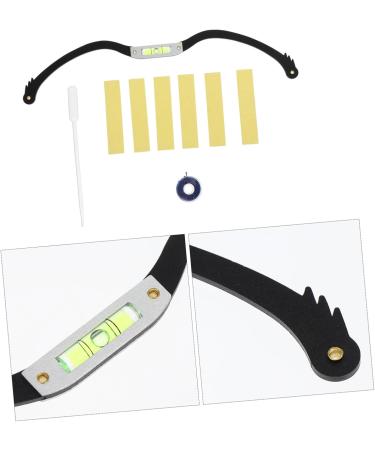 Eyebrow Level Measure Tool 4 pcs Tool Shaped Metal Microblading Auxiliary Tools Premium Ruler for Bow Sticker Supplies Mapping Measuring Tool 1 count (Pack of 1) Blackx4pcs - Buy Online on GoSupps.com