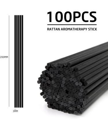 100 Black Aromatherapy Sticks - Fire-Free Diffuser for Homes Hotels & Offices | Premium Fragrance & Etheric Oil Sticks - Buy Online on GoSupps.com
