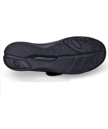 LEEWE Diabetic Orthopedic Slipper Sneakers - Extra Wide Shoes for Swollen Feet, Arthritis, and Edema - Supportive & Comfortable - Black (Size 44) - Buy Online on GoSupps.com