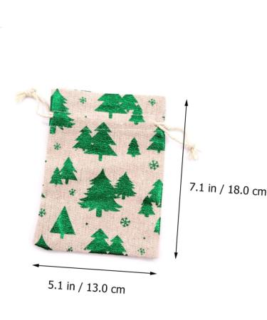 Anneome Portable Bags 1 Set Christmas Bag Candy Bags Storage Container Creative Candy Packing Bag Portable Burlap Bag - Buy Online on GoSupps.com