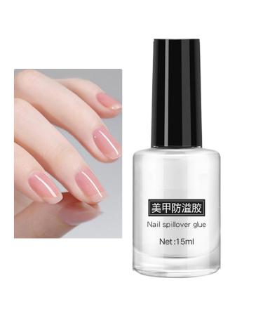 Peelable Gel Base Coat Peelable Base Gel - Peelable Gel for Nail Polish - Peelable Gel Nail Polish Base Coat for Easy Removal 15ml Squeeze-on for Beginners
