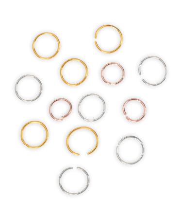 Braid Rings Hair Hoops Clips - 90 Pieces, 3 Colors, 2 Sizes | Hair Accessories - Buy Online on GoSupps.com