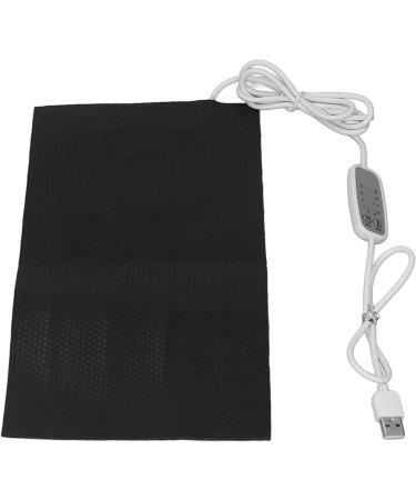DC5V Waterproof Electric Heating Pad - 4 Speed USB Temperature Regulating Fabric Heater (15x30cm) for Fast Pain Relief - Buy Online on GoSupps.com