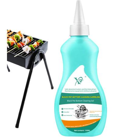 Cookware Cleaning Paste | 150ml Effective Pan Bottom Gel Cleaner for Kitchen - Stainless Steel Cleaning Paste Strong Stubborn Grease & Grime Remover for Removing Dirt Oil Stains - Buy Online on GoSupps.com