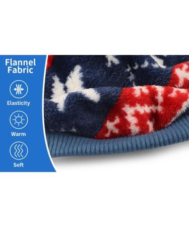 Yaodhaod XL Blue Fleece Dog Sweater for Small Dogs - Ethnic Style Thermal Winter Clothing Ultra Soft & Warm Puppy Sweatshirt - Buy Online on GoSupps.com