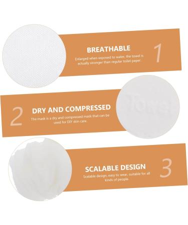 Angoily 20 Pi ces Masques Faciaux Compress s Sec Pour Usage Unique Et Pratiques Pour Voyages Et Activit s Outdoor 1 unit (Lot de 1) blanc - Buy Online on GoSupps.com