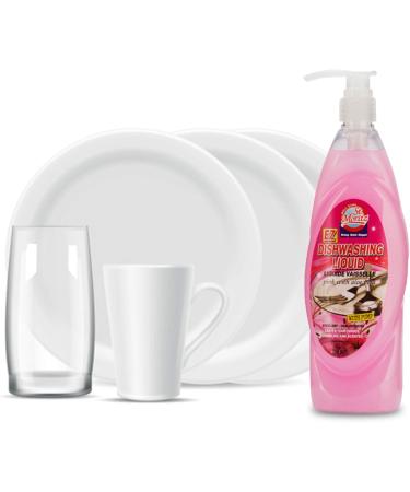 Well Done by St. Moritz Premium Dishwashing Liquid 28oz Pack of 3 with Pump Dispenser Yellow Citrus Original Green and Pink - Buy Online on GoSupps.com