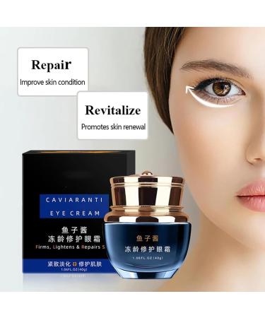 EXQST Caviar Repair Essence Eye Cream Tightening and Lifting Caviar Eye Cream Caviar Collagen Luxury Eye Lift Cream AntiWrinkle Eye Cream for Dark Circles and Puffiness - Buy Online on GoSupps.com