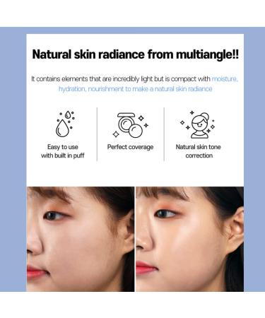 V FAU SPF37 PA++ Integrated Air Sponge Liquid Foundation Stick | BB CC Cream Tinted Sunscreen - Buy Online on GoSupps.com
