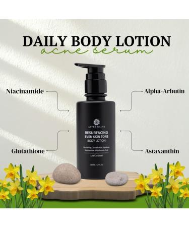 Aster Raine Body Lotion with Glutathione Niacinamide Alpha Arbutin & Hyaluronic Acid for Even Skin Tone - Firming Anti Aging Body Lotion Fast-Absorbing Body Cream - Plant Based Skin Care 6.7 Fl Oz - Buy Online on GoSupps.com