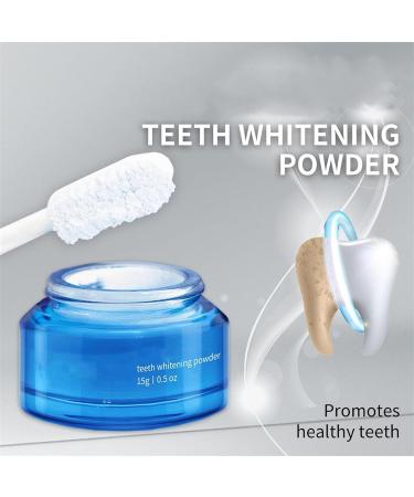 zzqclp Teeth Whitening Powder Natural Toothpaste Whitening Powder Instant Whitening and Stain Removal Teeth Cleaning Fresh Breath Oral Care - Buy Online on GoSupps.com