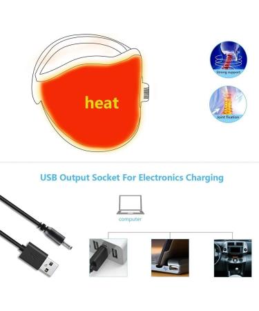 Shop USB Heated Neck Wrap | Adjustable Temperature Heat Cushions for Neck Pain Relief | Hot Cold Therapy Pillow - Buy Online on GoSupps.com