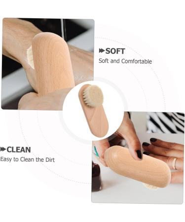 Nail Cleaning Brush Nail Brush Nail Scrubber Brush Nail Cleaner Brush Fingernail Scrub Brush Finger Nail Scrub Brush Toe Brush Wool minkissy - Buy Online on GoSupps.com