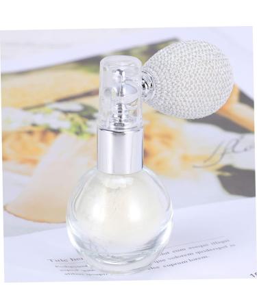TOVINANNA 2pcs Spray Glitter Hair Powder Highlighters Pink Bow Headband Perfume Bottle Brighten Setting Powder White 7.5x6cm - Buy Online on GoSupps.com