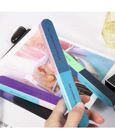 YIMICOO 12 PCS 7 Way Nail File and Buffer Block Set - Professional Manicure Tools for Women and Girls - Buy Online on GoSupps.com