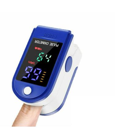 Finger Pulse Oximeter with LED Display - Family Medical Health -Finger Blood Heart Oxygen Saturation Meter Spo2 Monitor 1