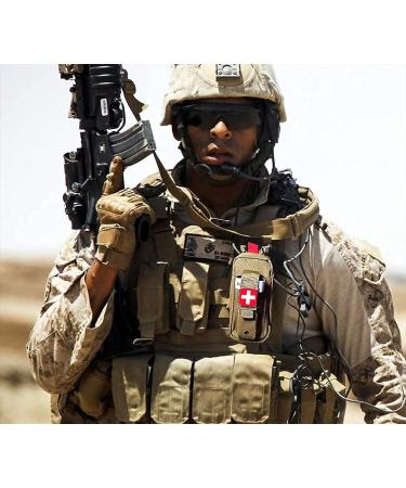 Tourniquet Holder & Small Trauma Kit - Portable Tactical First Aid Pouch for Camping and Hiking - Buy Online on GoSupps.com