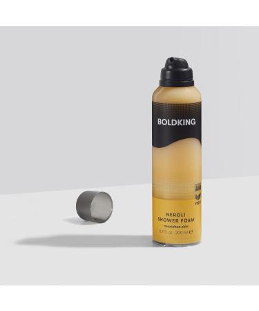 Boldking Shower Foam for Men - Neroli - 200ml - Men's Shower Gel - All Skin Types - Buy Online on GoSupps.com