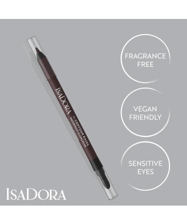  Isadora IsaDora Perfect Contour Kh l Strong Hold No Smudges Black Kohl Pencil Ideal for Smoky Eyes Highly Pigmented and Hypoallergenic Easy to Apply Eye Pencil Chocolate Brown - Buy Online on GoSupps.com
