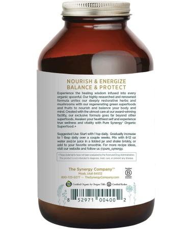 Pure Synergy Organic Superfood Powder 12.5 oz - Nutrient-Dense Wellness Boost - Buy Online on GoSupps.com