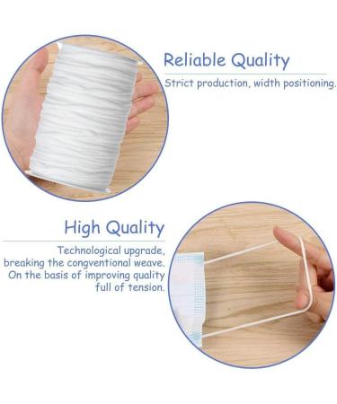 1/8 Inch Elastic Bands for Sewing - White Elastic Cord 100 Yards - Buy Online on GoSupps.com