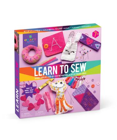 Craft-tastic Learn to Sew Kit  7 Fun Projects and Reusable Materials to Teach Basic Sewing Stitches, Embroidery & More--Ages 7+ - Buy Online on GoSupps.com