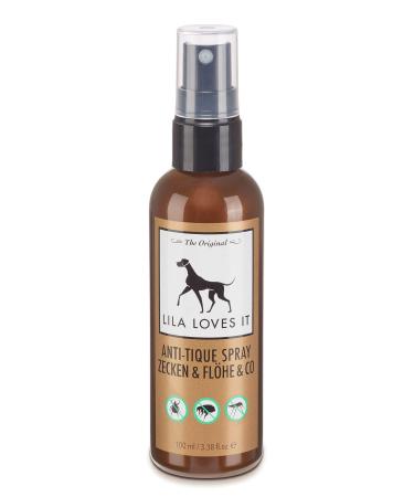 Lila Loves it natural insect protection for dogs-anti-tick sprays with essential oil effective protection against ticks mosquitoes & fleas anti-Tique spray 100 ml - Buy Online on GoSupps.com
