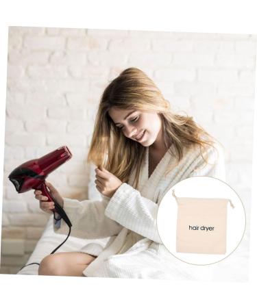 PLAFOPE 8 Pcs Hair Dryer Storage Bag Hair Dryer Organizers Cosmetics Organizer Bag Hair Bag Fabric Beige - Buy Online on GoSupps.com