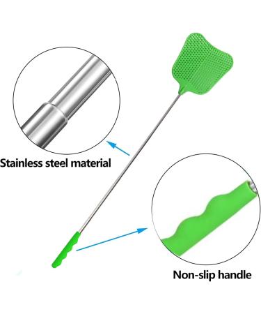 Jieyuchu Flying Claps - Extendable Stainless Steel Fly Swatter for Effective Pest Control | Green Insect Repellent - Buy Online on GoSupps.com