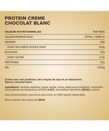 Ironmaxx Protein Creme - White Chocolate 250g | High Protein Low Carb Bread Spread (Pack of 2) | Healthy Diet Snack - Buy Online on GoSupps.com
