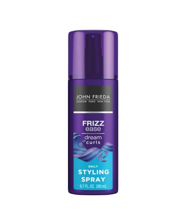 John Frieda Frizz Ease Dream Curls Daily Styling Spray for Curly Hair, Magnesium-enriched Formula, Revitalizes Natural Curls, 6.7 Ounce