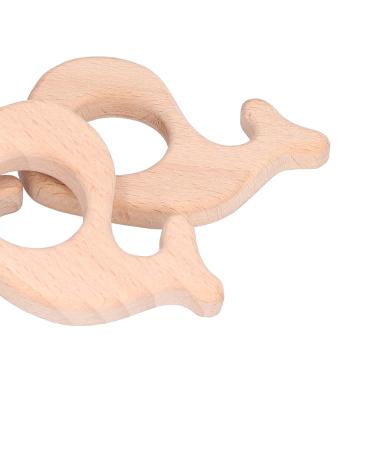 Shanrya Baby Teething Ring Set - 5pcs DIY Wooden Pacifier Chain & Childhood Disease Toys - Ideal for Jewelry Accessories - Buy Online on GoSupps.com