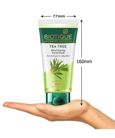 Biotique Tea Tree Face Wash 150ml | Skin Clearing for Normal to Oily Skin | Shop Internationally - Buy Online on GoSupps.com