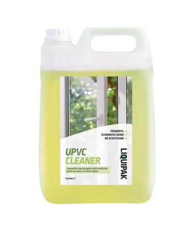 Liquipak UPVC Cleaner - Powerful Window Cleaner Conservatory Garden Furniture Cleaner Concentrated (5 Litres)