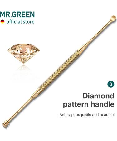 MR.GREEN Double End Earwax Remover 360 Cleaning Stainless Steel Ear Care Tools - Two Piece Pack - Buy Online on GoSupps.com