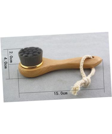 minkissy Facial Scrubber Facial Cleaning Brush Face Scrubber Face Brush Face Cleaner Brush Cleanser Brush Cleansing Brush Face Cleaning Brush Facial Brush Bamboo Long Handle Cleasing Milk - Buy Online on GoSupps.com