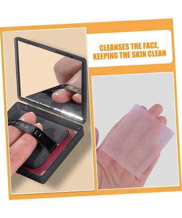 minkissy 2 Sets Oil Absorbing Paper with Puff Face Cleaning Papers Blotting Paper Makeup Oil-absorbing Papers Face Oil Absorbing Paper Facial Oil Absorbing Paper Oil Absorbing Tools - Buy Online on GoSupps.com