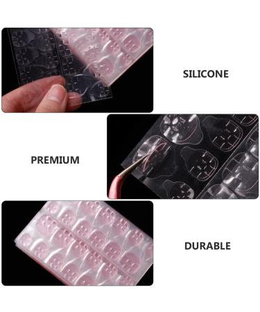 Nail Jelly Glue Pink Nail Jelly Stickers Glue 20 Sheets of Manicure Diy Wearable Fake Nail Adhesive Paste Transparent Stickers Nail Stickers Nail Stickers Nail Stickers - Buy Online on GoSupps.com