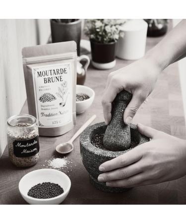 Moutarde brune graines enti res 125 g | Cuisine et moutarde maison - TRADITION NATURE - Buy Online on GoSupps.com