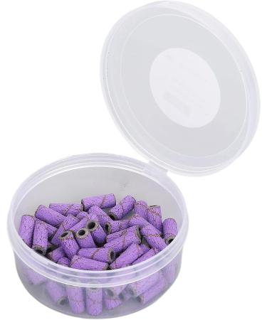Nail Sanding Bands Smoothing Nail Art Sanding Bands with Storage Box for Manicure (Violet) - Buy Online on GoSupps.com