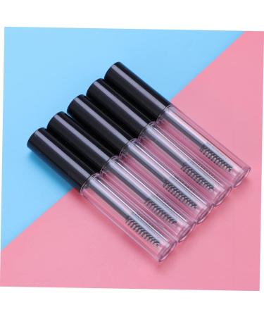 Healvian 5pcs Empty Tube Funnel Empty Mascara Bottle Empty Eyelashes Bottle Storing Eyelash Cream Black - Buy Online on GoSupps.com