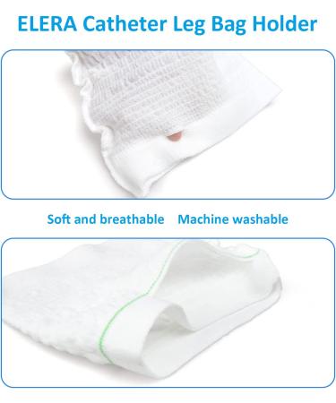 Elera 2PCs Foley Leg Bag Sleeves for Urinary Incontinence- Medium Size (Pack of 2) - Buy Online on GoSupps.com